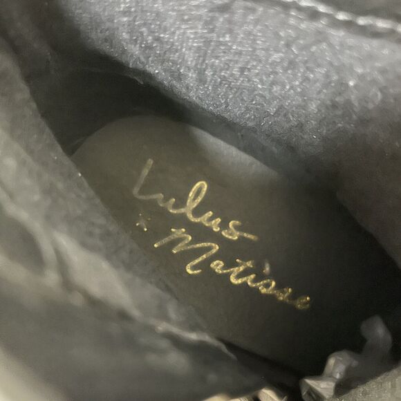 Lulus X Matisse Boots Womens 8M Spirit Ankle Booties Heel Animal Print Jaguar - Picture 10 of 10